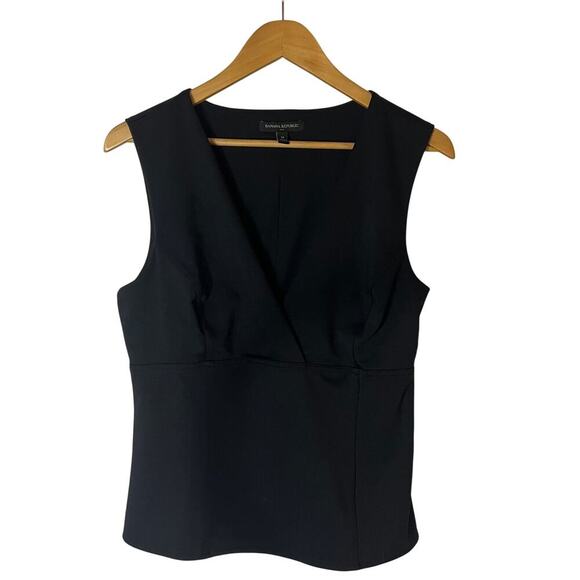 Banana Republic Women's Size M - Ponte Bustier Black  Tank - Picture 2 of 10